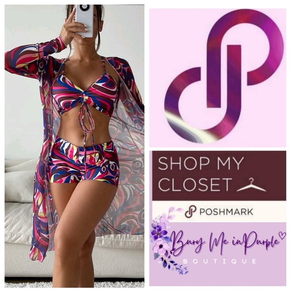 TWO PIECE BATHING SUIT - Picture 1 of 7